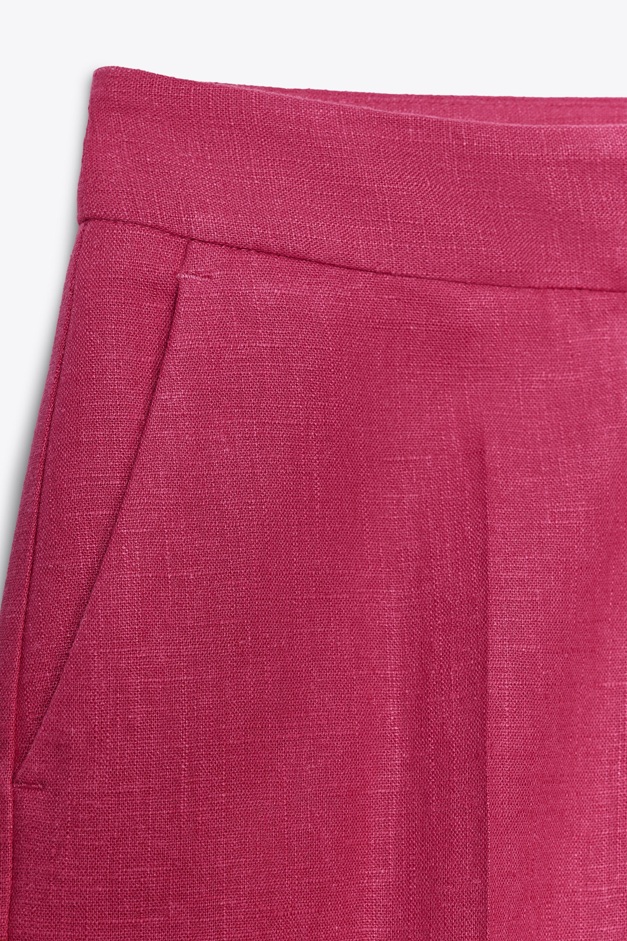 HIGH-WAISTED SLIM PANTS
