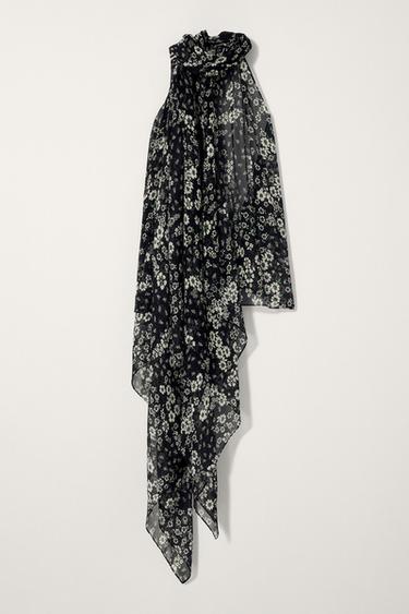 HALTER SILK TOP KATE MOSS X ZARA - Printed by Zara