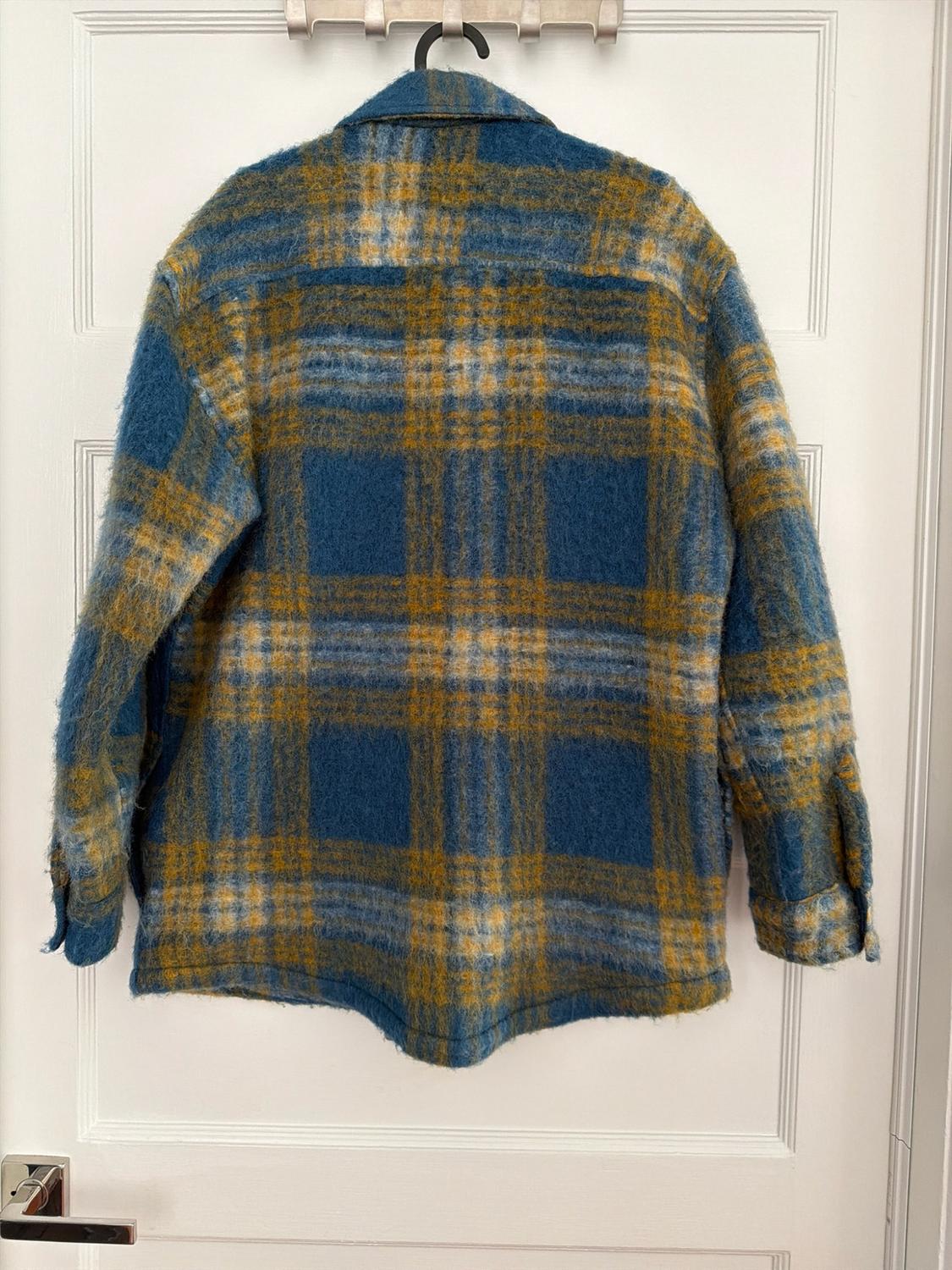 WOOL BLEND WAFFLE KNIT OVERSHIRT - Image 2