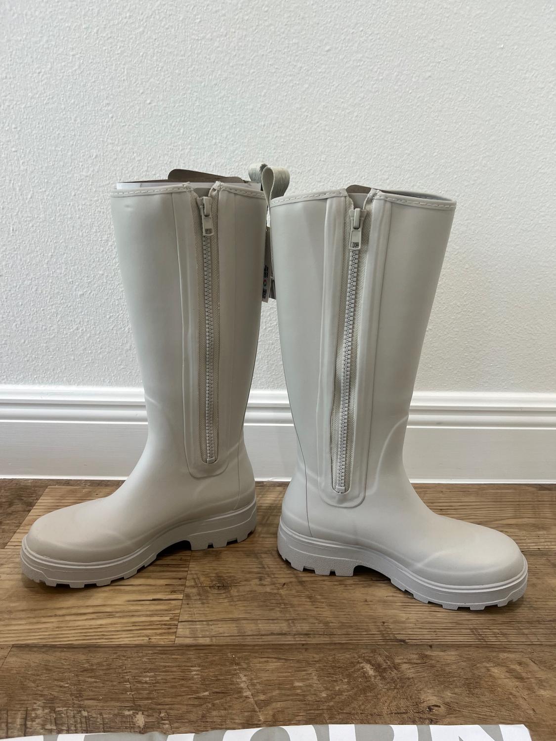 FLAT RAIN MID-CALF BOOTS TRETORN X ZARA - Image 4