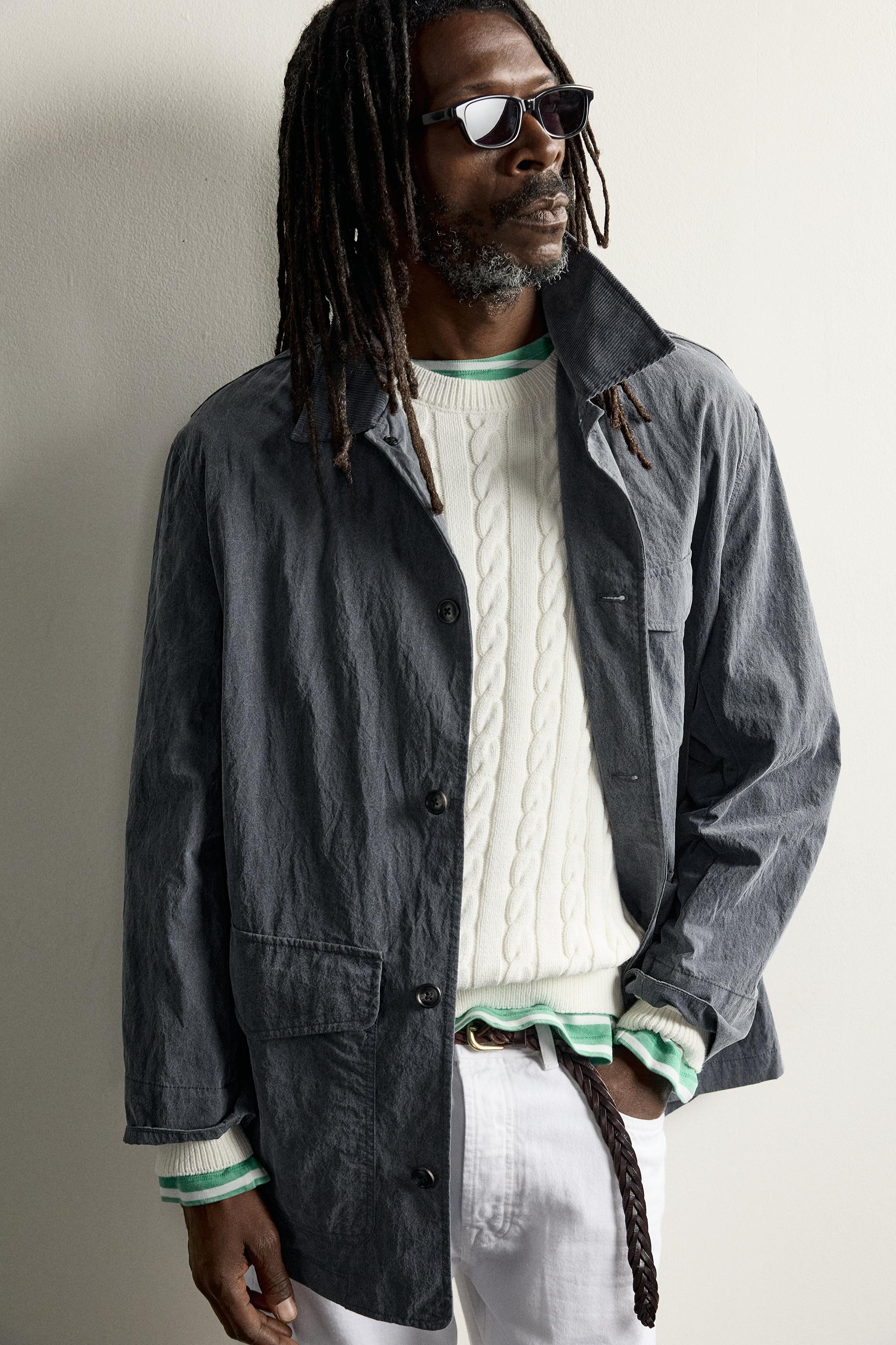 AARON LEVINE X ZARA WASHED TECHNICAL OVERSHIRT