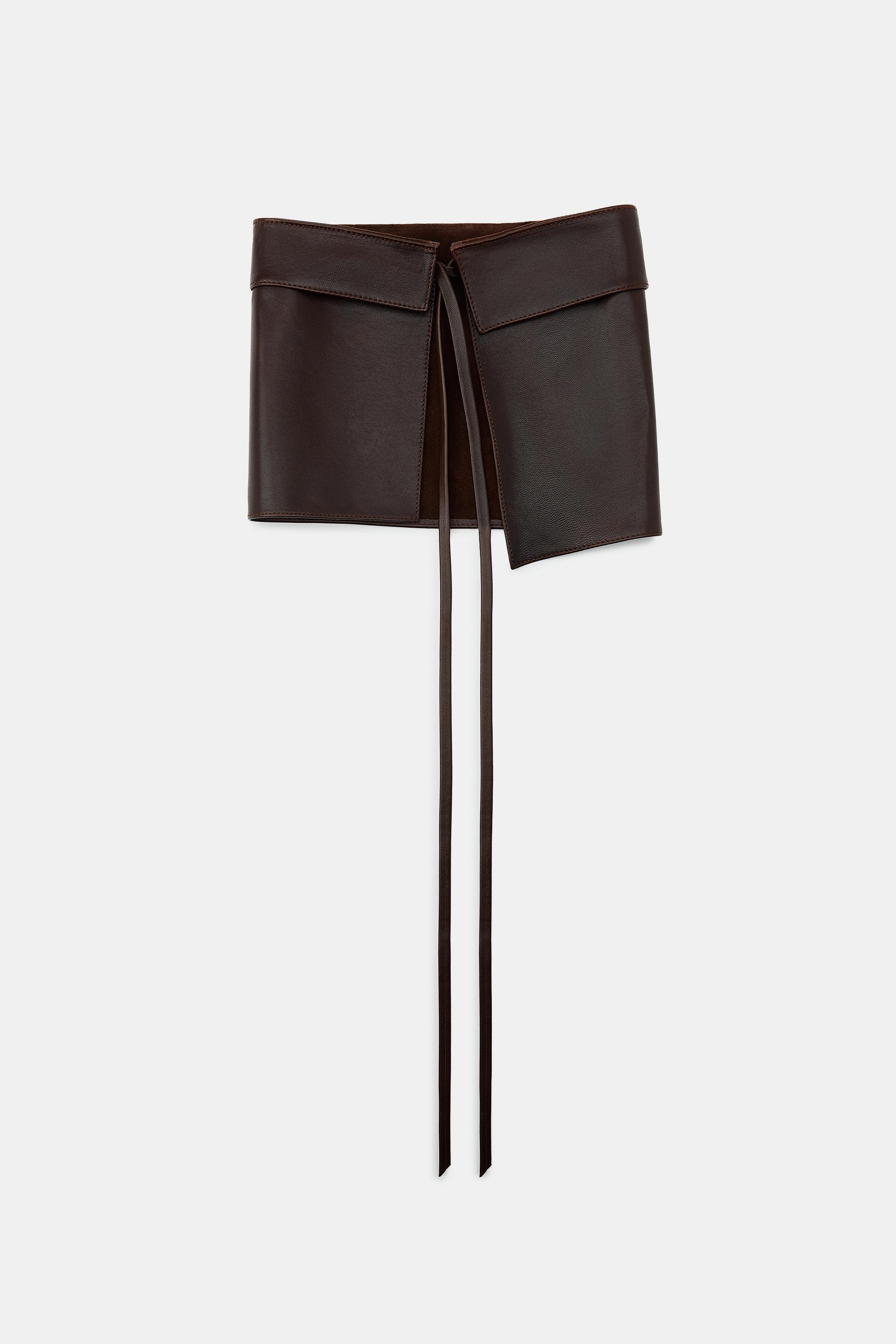 100% LEATHER SKIRT BELT