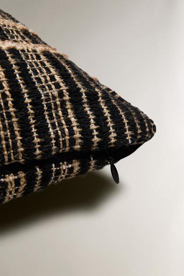 KILIM CUSHION COVER - Black by Zara - Image 3