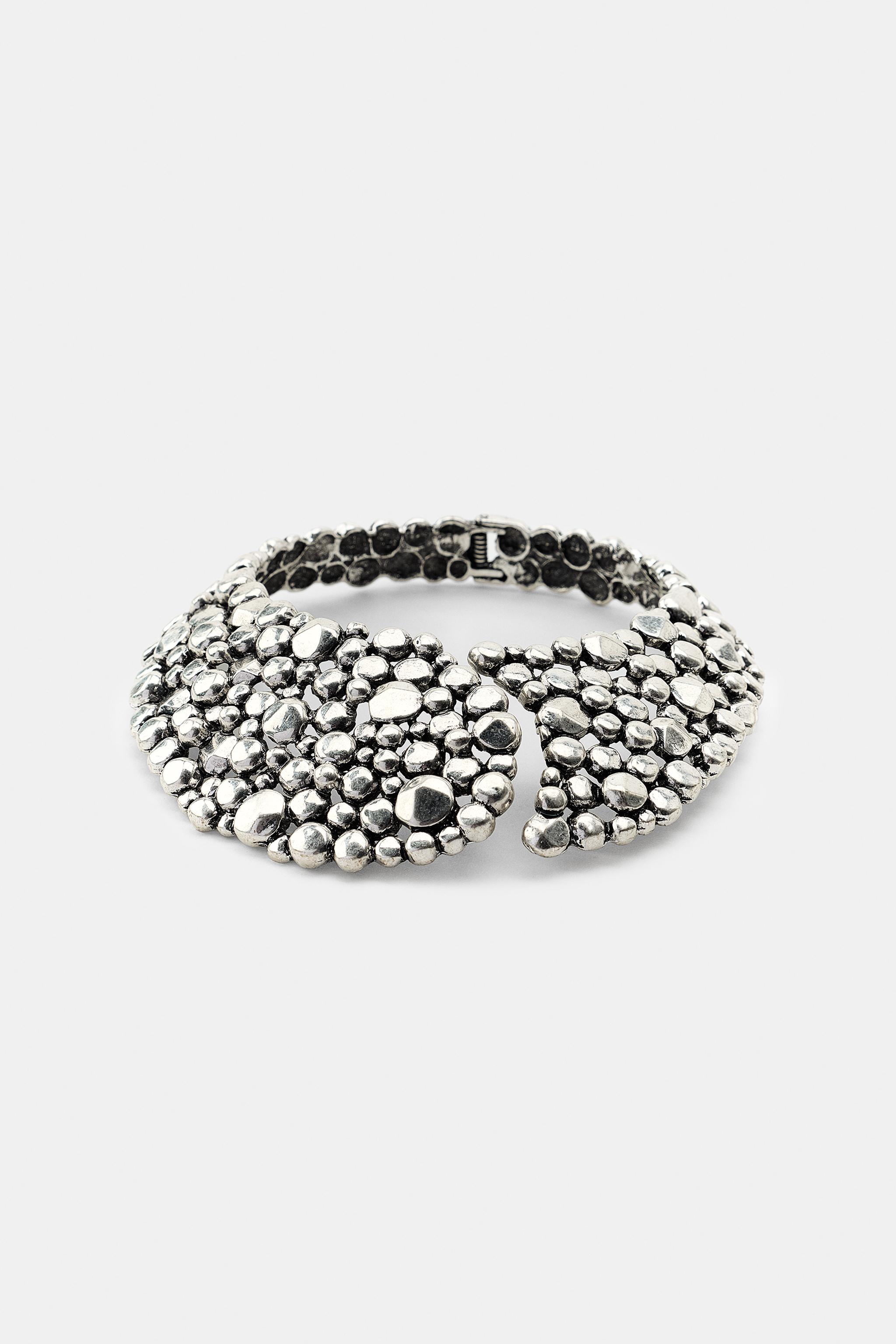 METAL BALL NECKLACE - Silver | ZARA United States