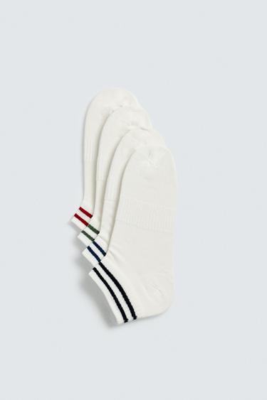 4-PACK STRIPED SOCKS - various by Zara