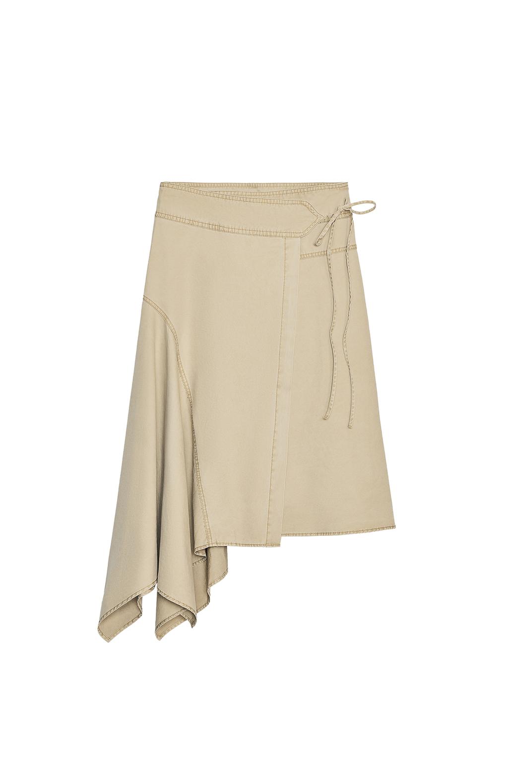 ASYMMETRIC WRAP SKIRT - image 3