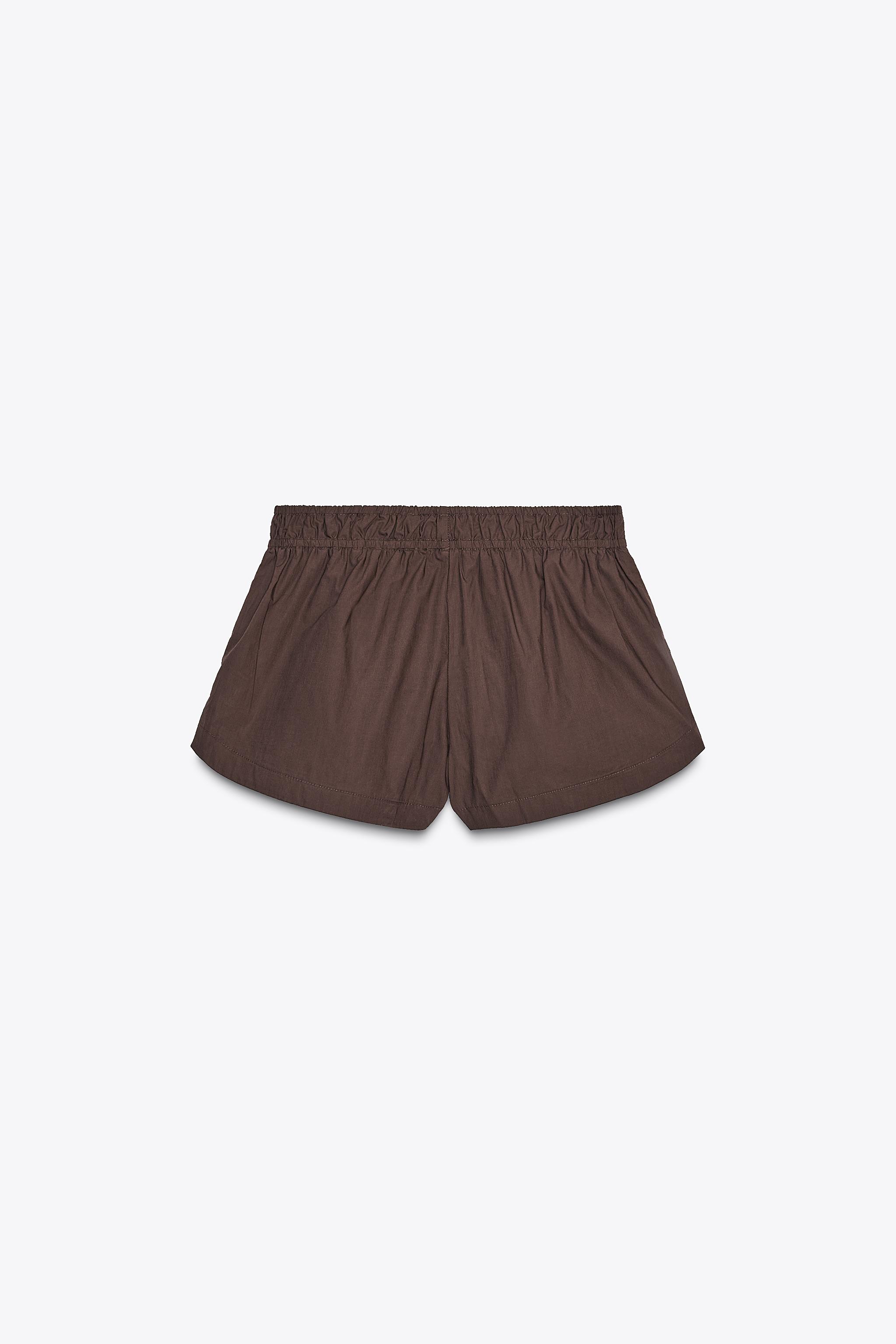 SHORT MINI POPELINE