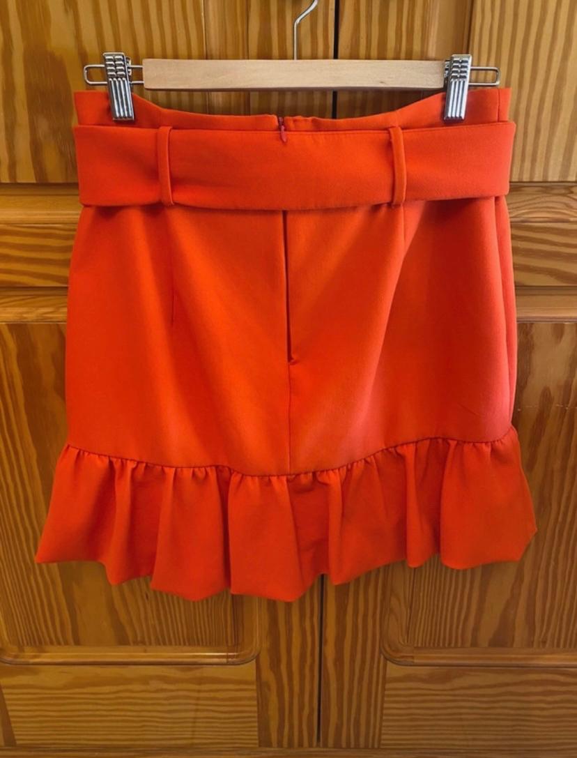 RUFFLED SKIRT WITH BELT - Image 3