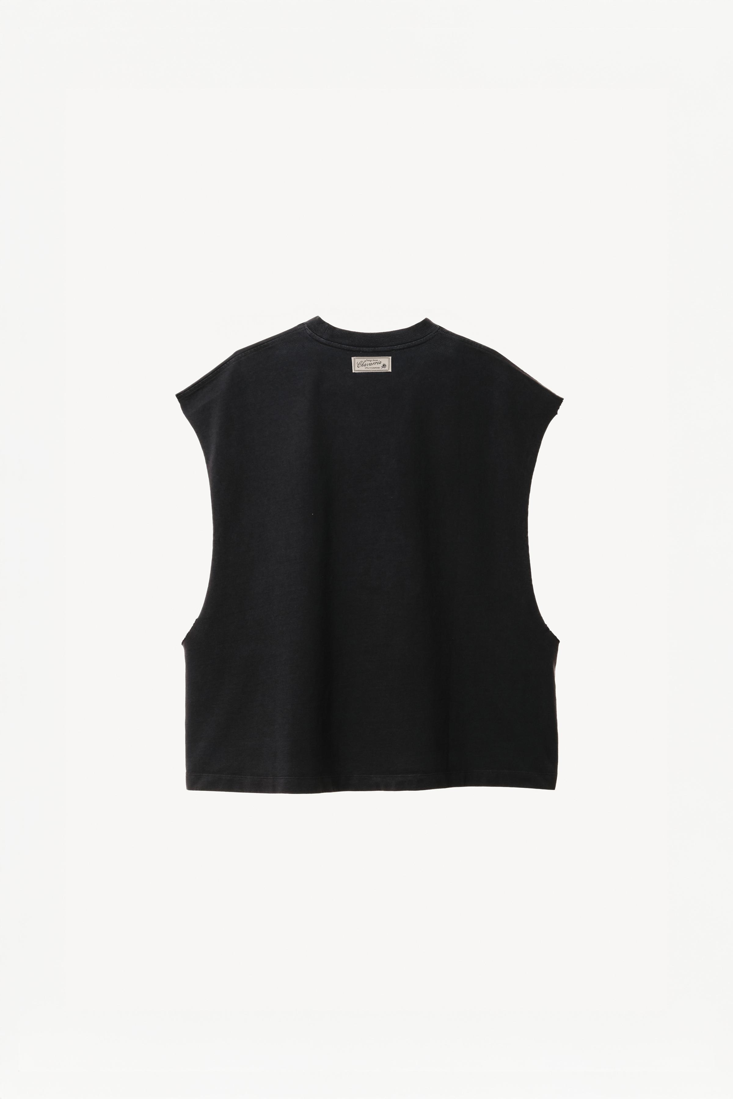 【Chavarria ×  マッスルタンクトップ XL ブラック】 WILLY CHAVARRIA X ZARA OVERSIZED TANK TOP - Black | ZARA United States