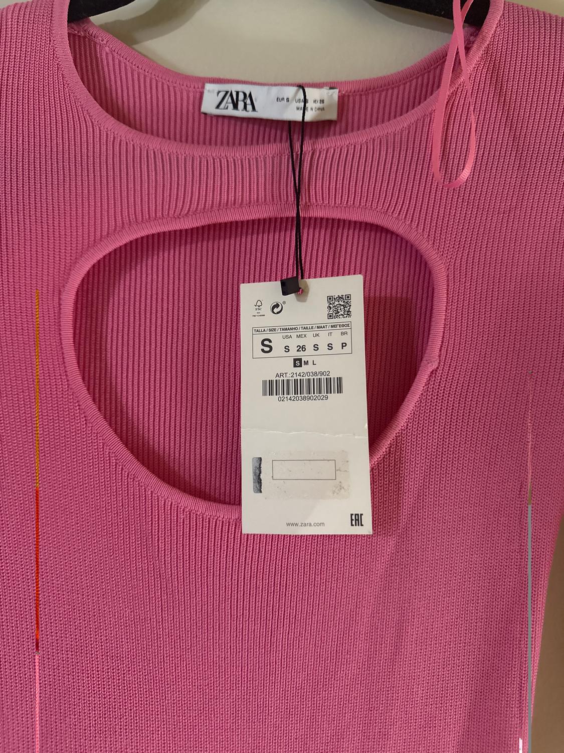 CUT OUT KNIT DRESS - Image 3
