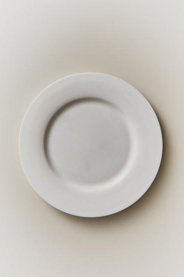 ASSIETTE PLATE PORCELAINE BONE CHINA - Blanc de Zara - Image 5