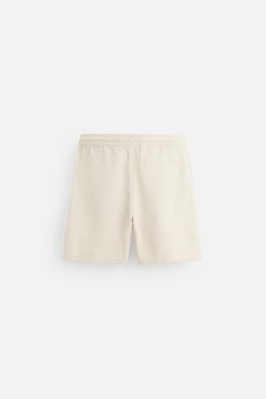 BERMUDA REGULAR FIT STRUCTURÉ - Beige clair de Zara - Image 6