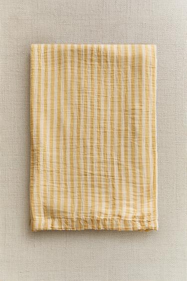 PLAID GAZE DE COTON RAYURES - rayures de Zara - Image 5