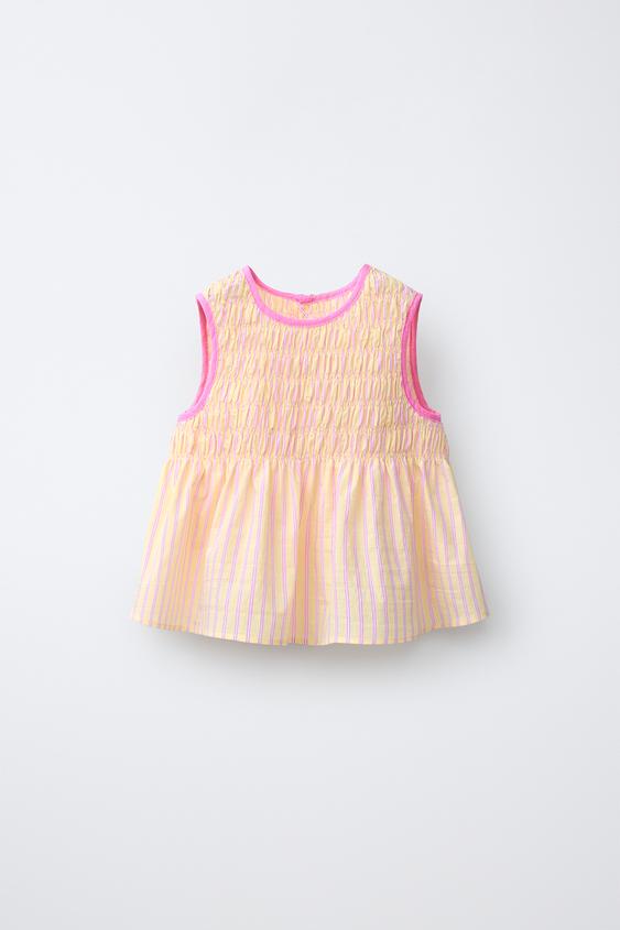 TOP RAYAS - Amarillo de Zara - Imagen 0