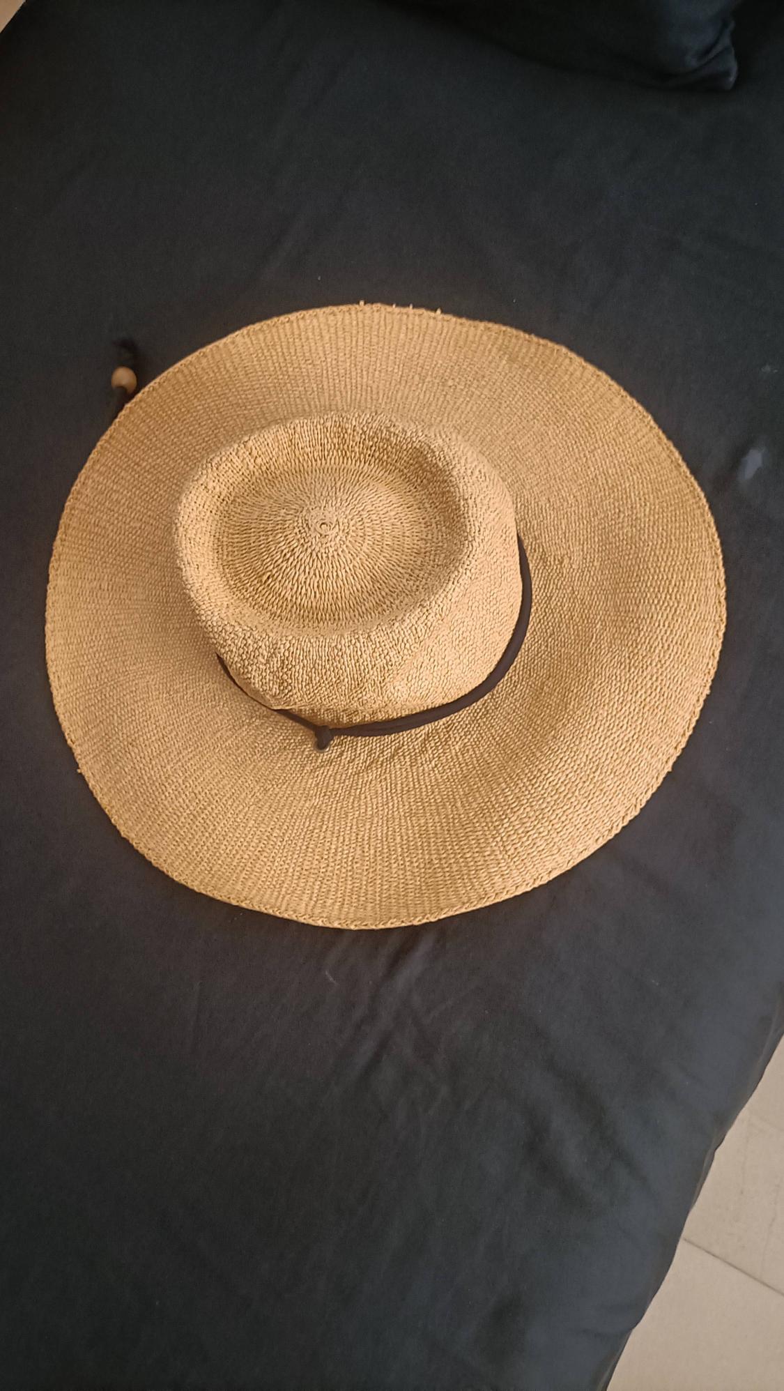 WOVEN HAT WITH STRAP - Image 3