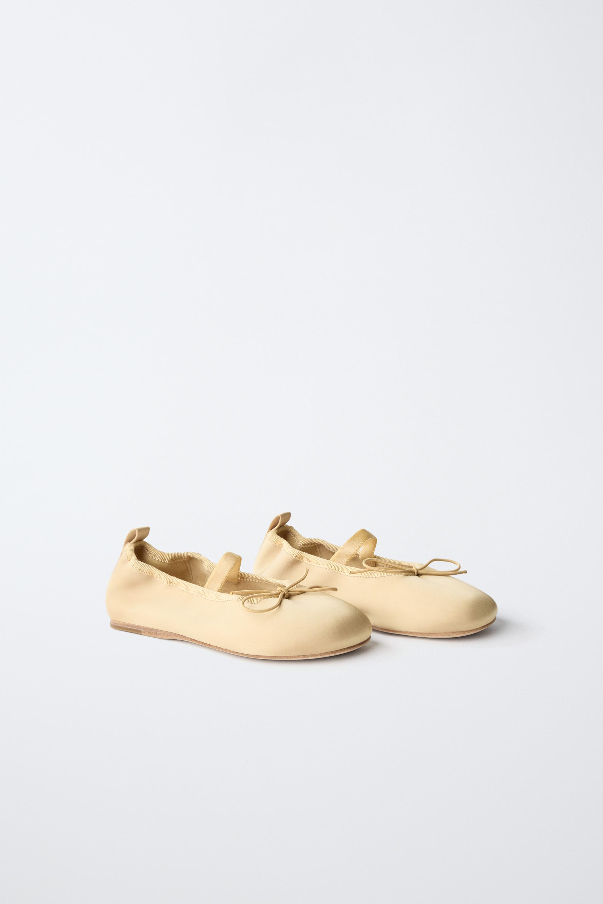 LIMITED EDITION BOW BALLET FLATS — Yellow