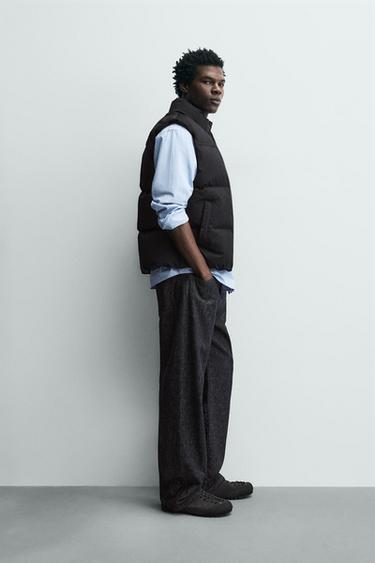 GILET MATELASSÉ REGULAR FIT - Noir de Zara - Image 3