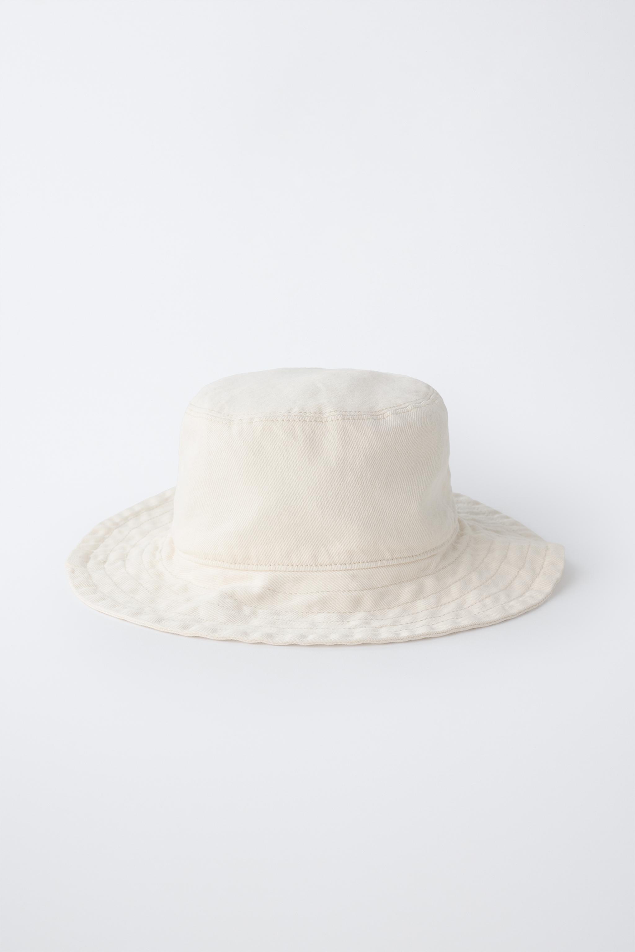 Детские головные уборы Zara TWILL BUCKET HAT — фото 4