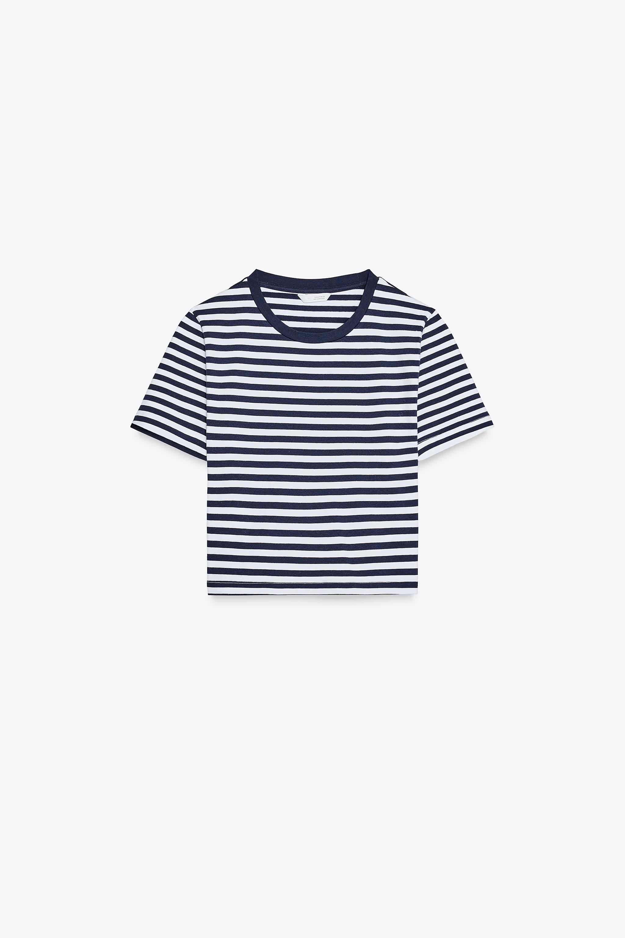 CROPPED STRETCH T-SHIRT