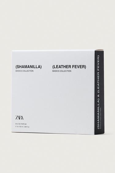 (SHAMANILLA) + (LEATHER FEVER) EDP 2X100 ML (3.38 FL. OZ) — TINTED LEATHER 2