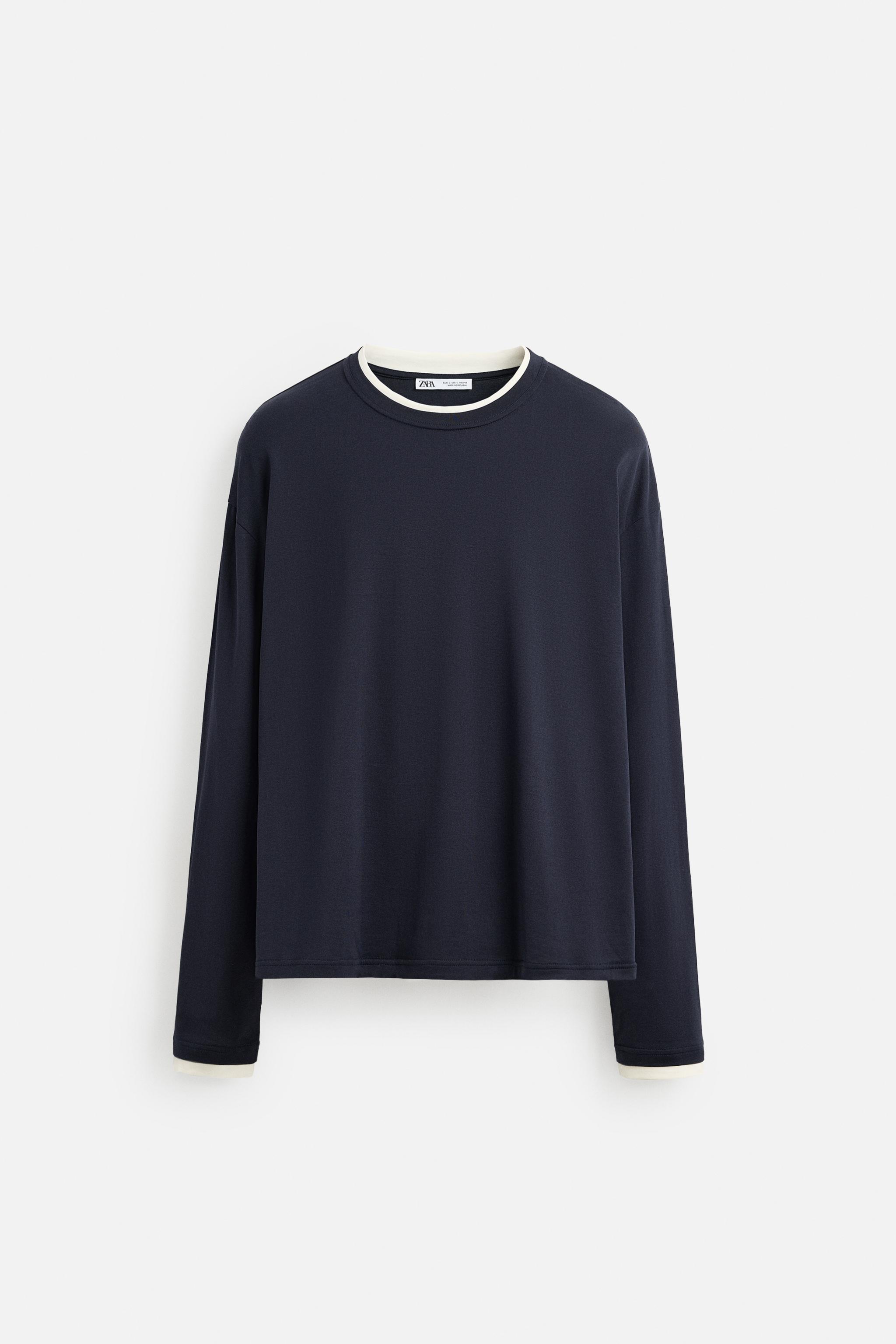 LIMITED EDITION CONTRAST NECK T-SHIRT