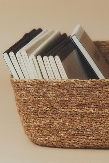 Zara RECTANGULAR BASKETS - Light beige