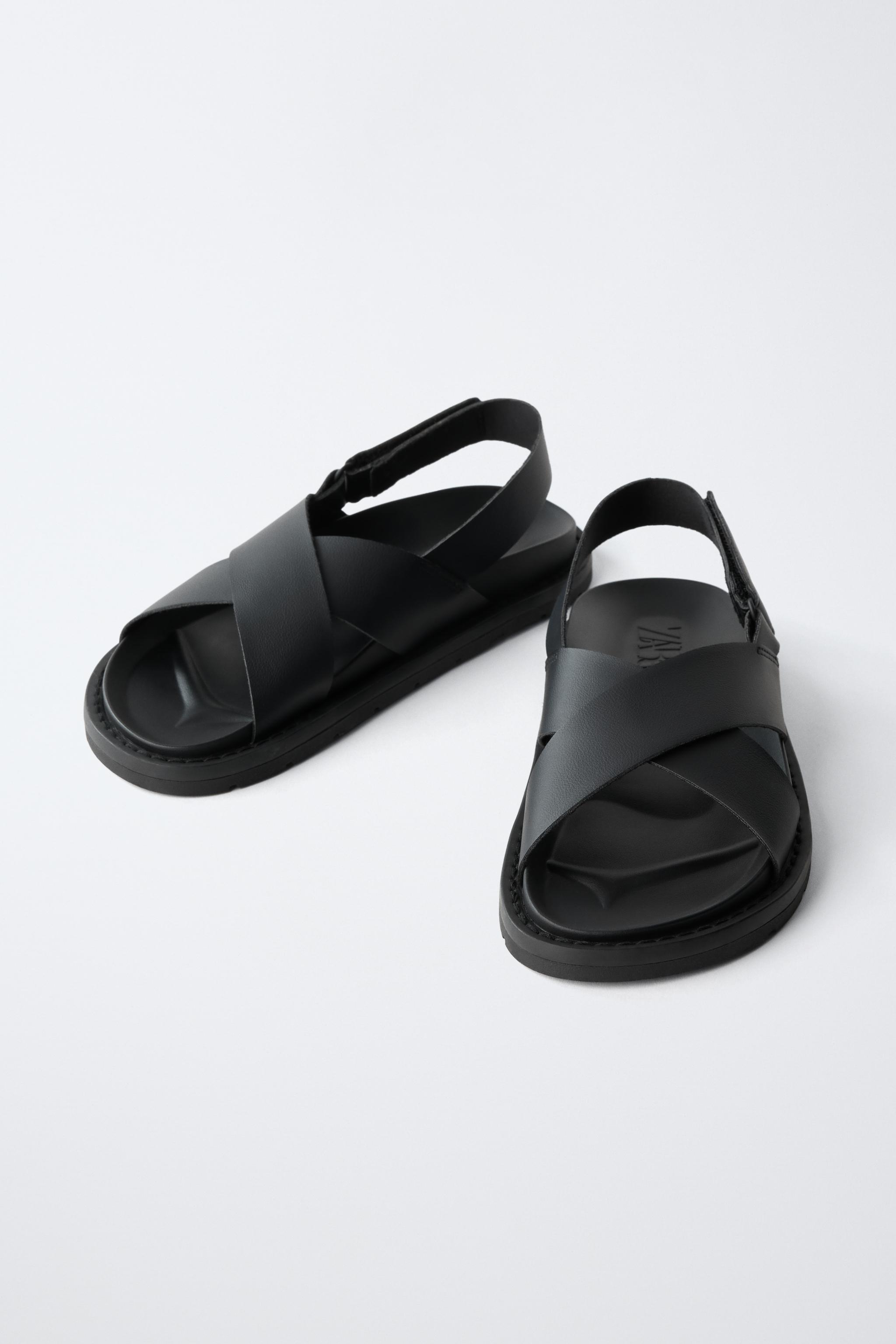 CRISSCROSS SANDALS - Black | ZARA United States