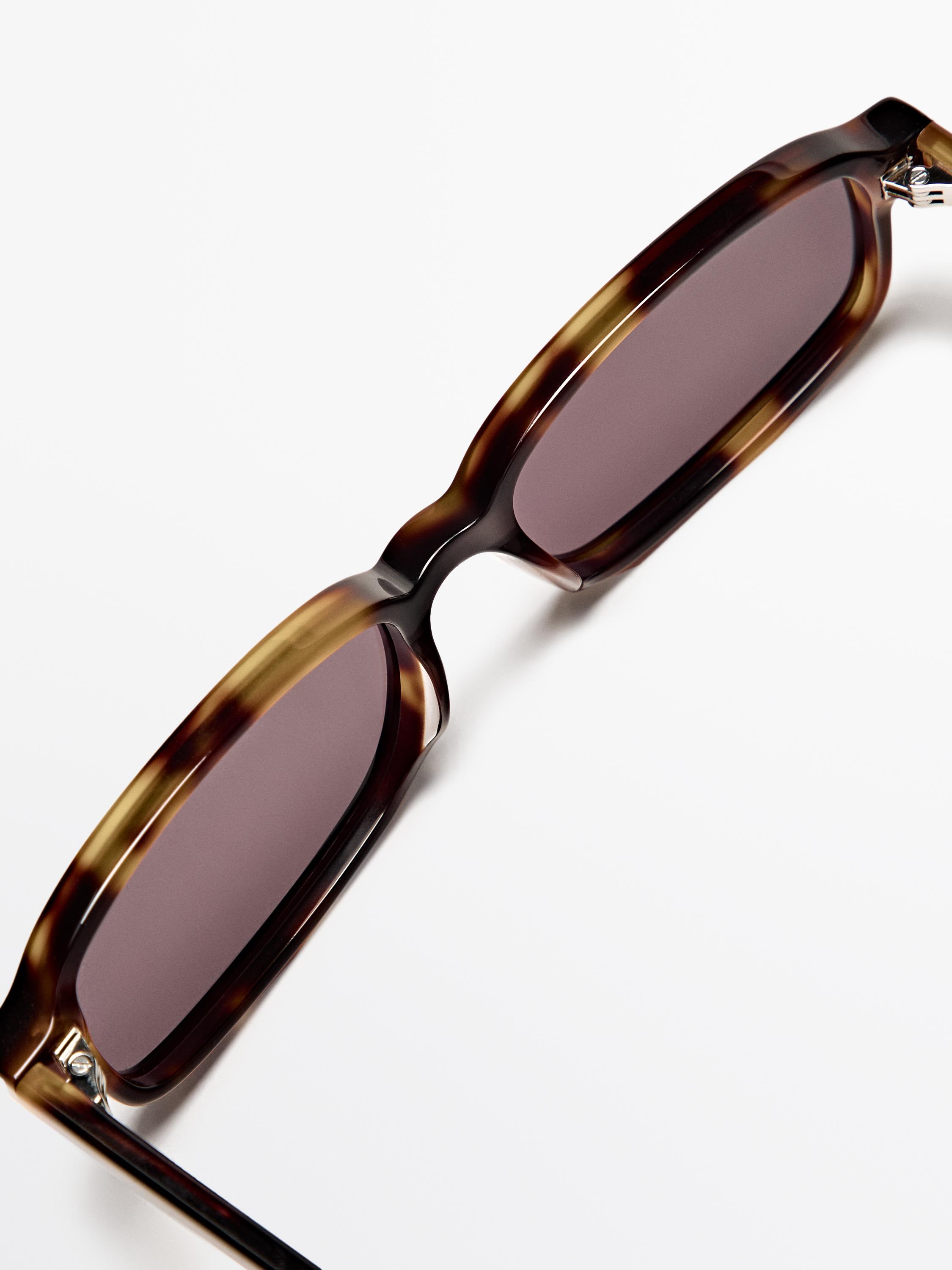 Small rectangular sunglasses