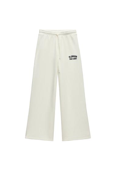 VARSITY STRAIGHT PLUSH TROUSERS