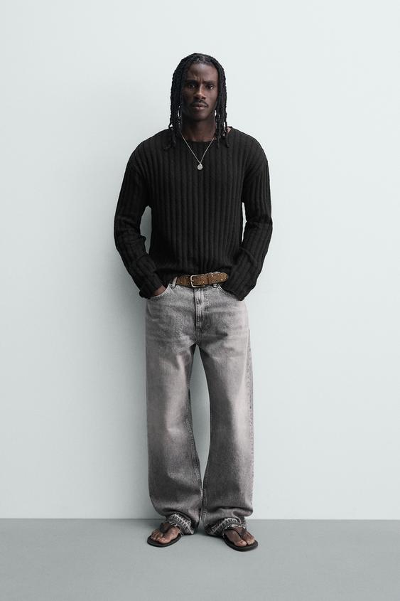 OPEN-KNIT RIBBED JUMPER from Zara - $59.90