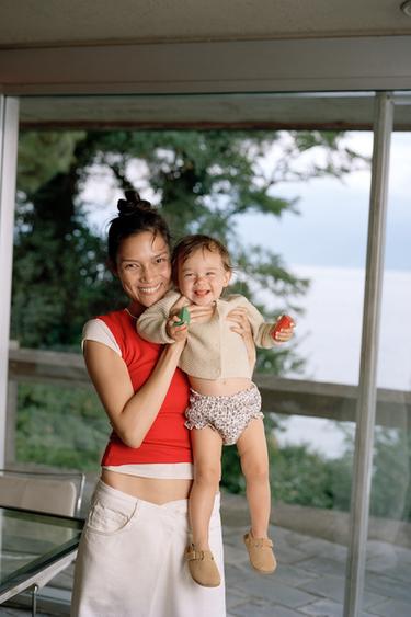 TEXTURED FLORAL BRIEFS - Ecru by Zara