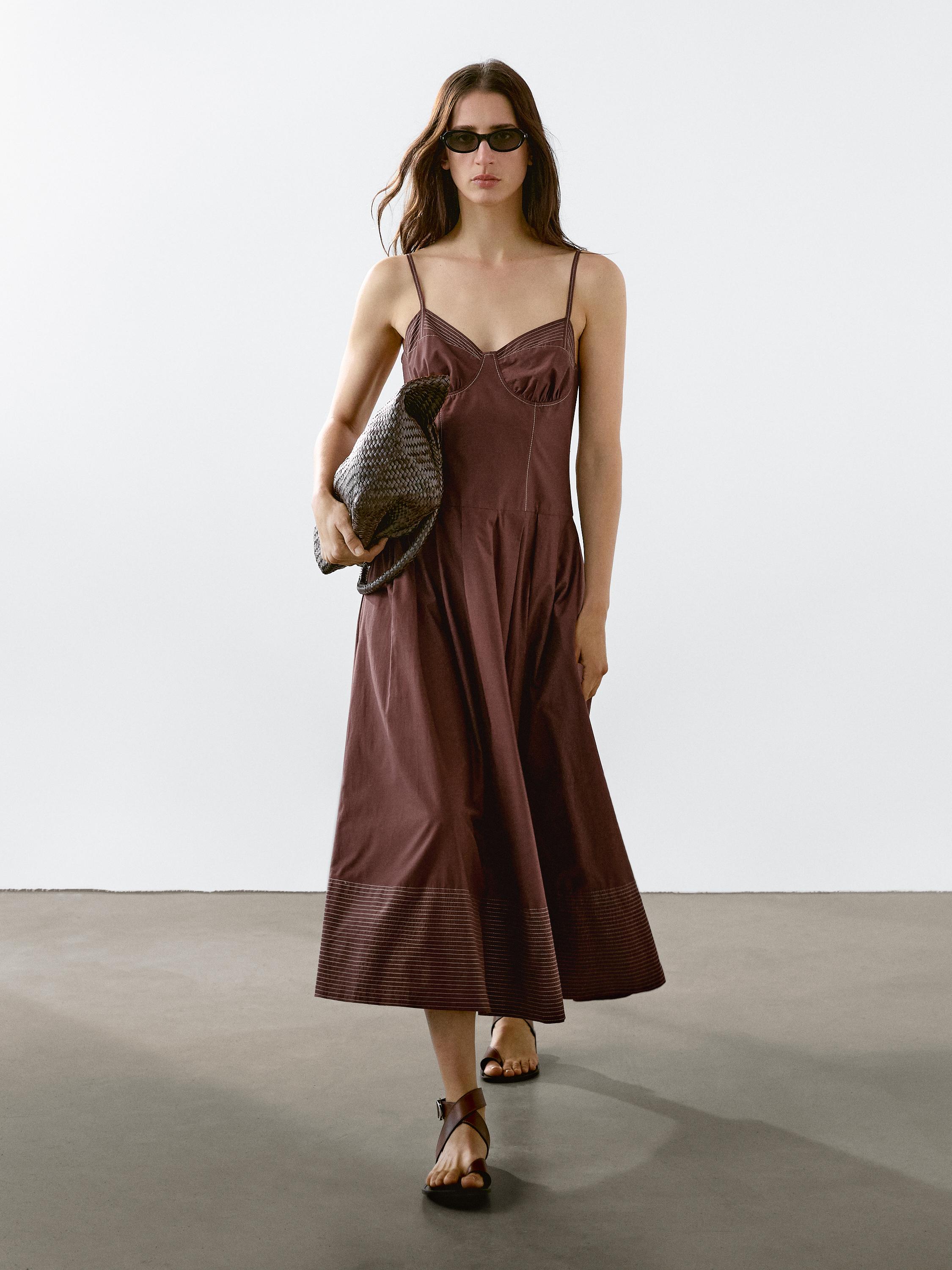 【SALE価格マッシモドゥッティ】ウェストギャザーのスリムドレス Massimo Dutti Dresses Woman | ZARA United States