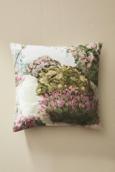 SHRUB PRINT CUSHION COVER - Green by Zara - Image 5