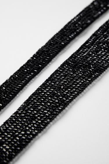 FOULARD CRAVATE FANTAISIE KATE MOSS X ZARA - Noir de Zara - Image 2