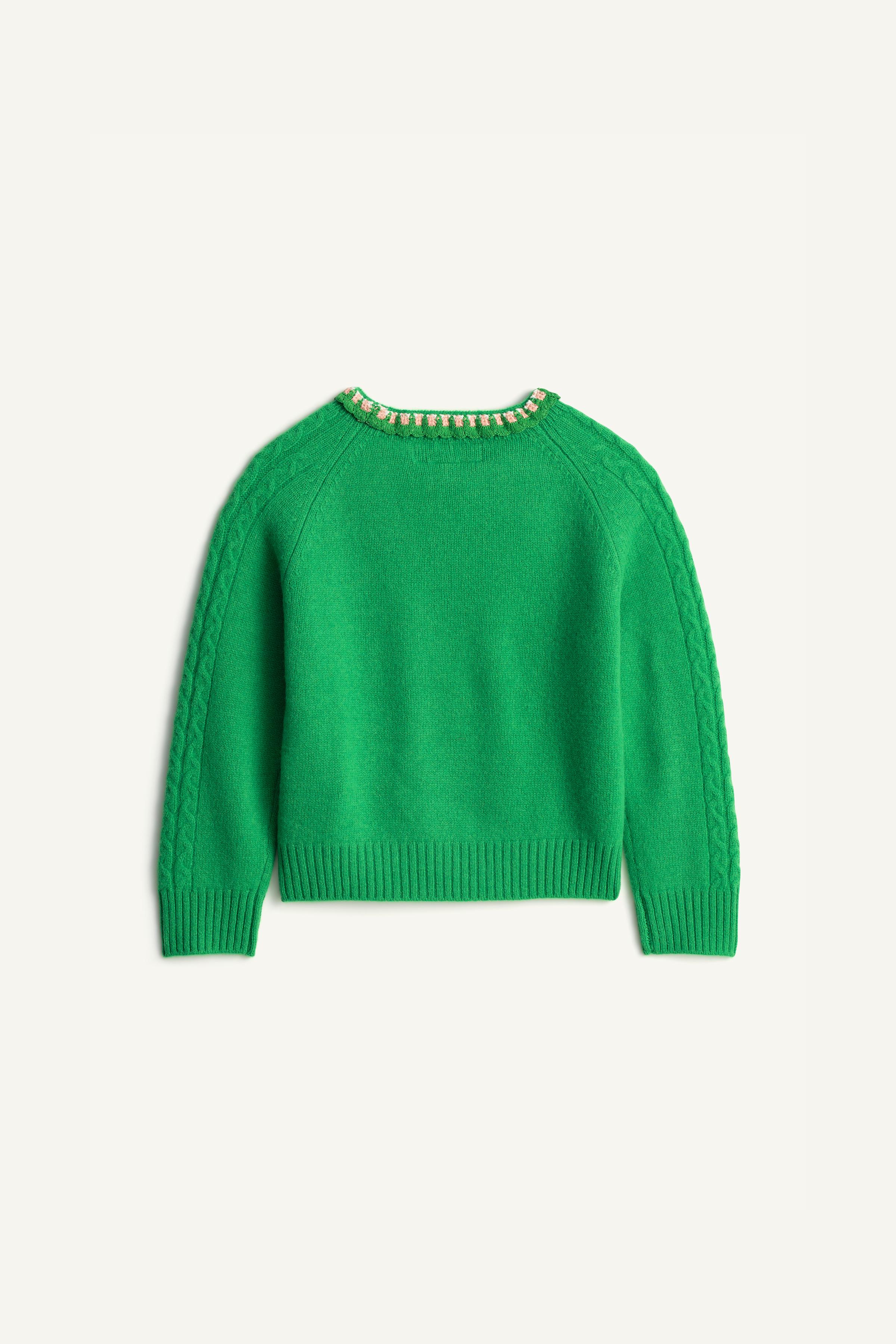 JERSEY 100% LANA CUELLO CROCHET LIMITED EDITION