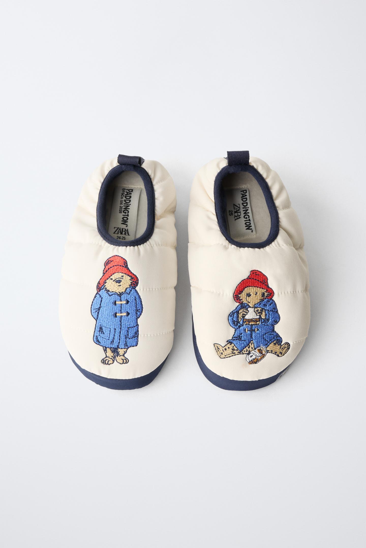 Детские тапочки Zara Paddington™ Padded, цвет: Белый — фото 4