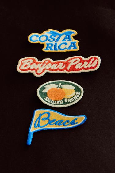 TRAVEL PATCHES SET (SET OF 4) - Multicoloured by Zara - Image 4