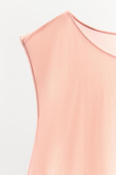 TOP WITH POLYAMIDE - Pastel pink de Zara - Image 6
