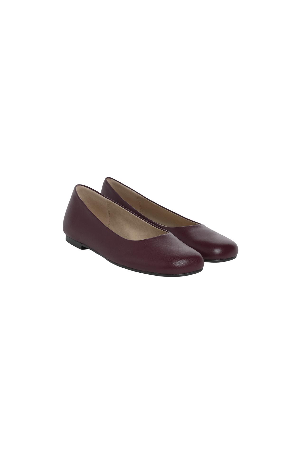 LIMITED EDITION FLAT LEATHER BALLERINA SHOES