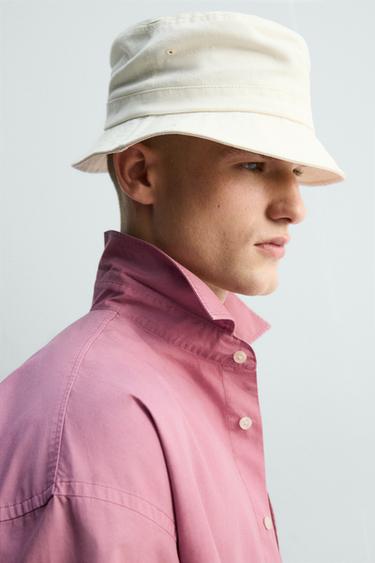 CHEMISE REGULAR FIT EN COTON LAVÉ - Rose de Zara - Image 4