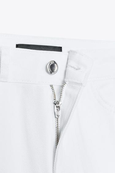 JEANS Z1975 STRAIGHT HIGH-WAIST FULL LENGTH - White by Zara - Image 7