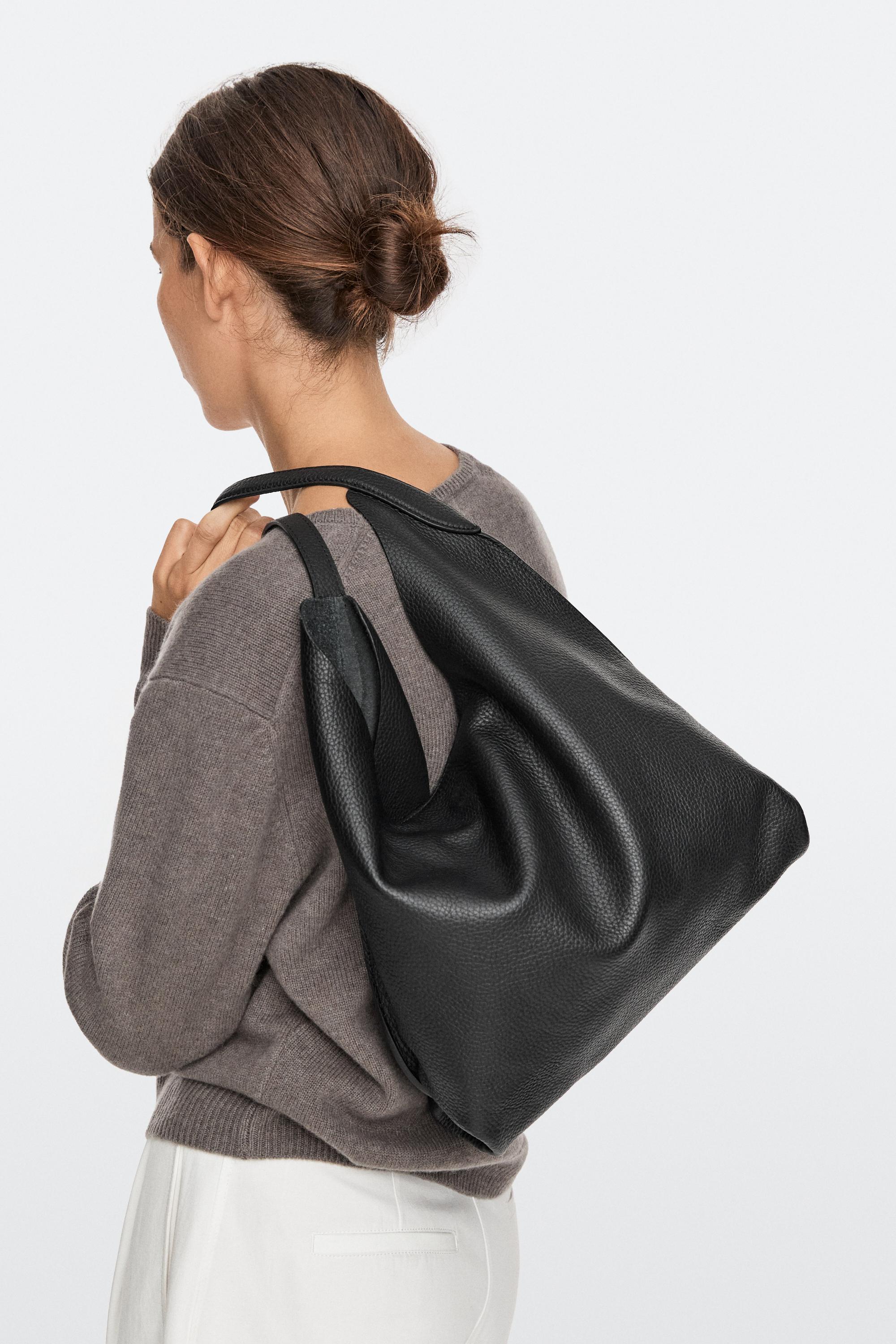 nappa leather shoulder bag
