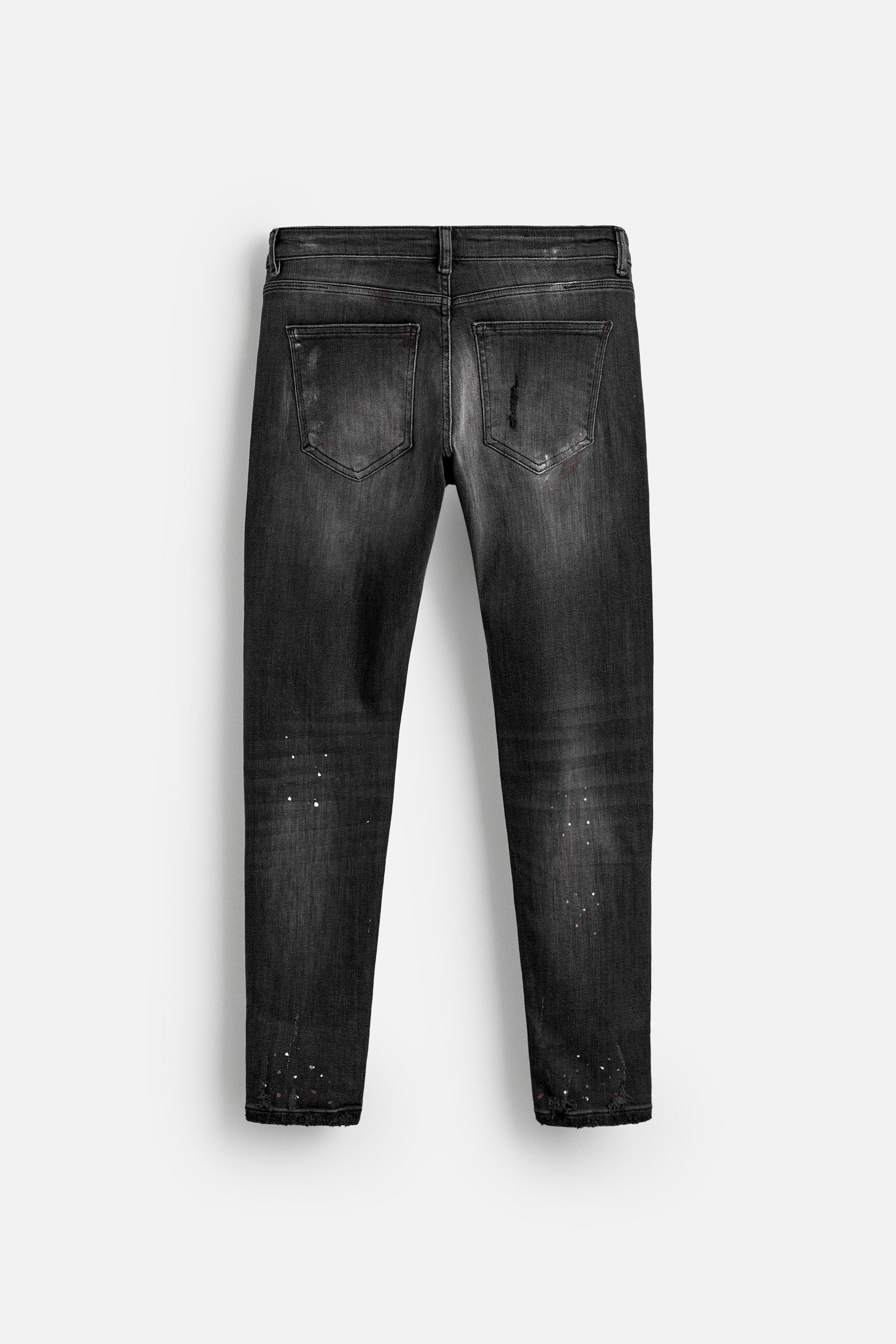 RIPPED SKINNY FIT JEANS