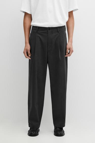 Barrel fit pants with dart detail — Gray 2