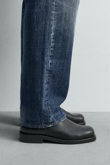 BOTES DE PELL LIMITED EDITION - Negre de Zara - Imatge 0
