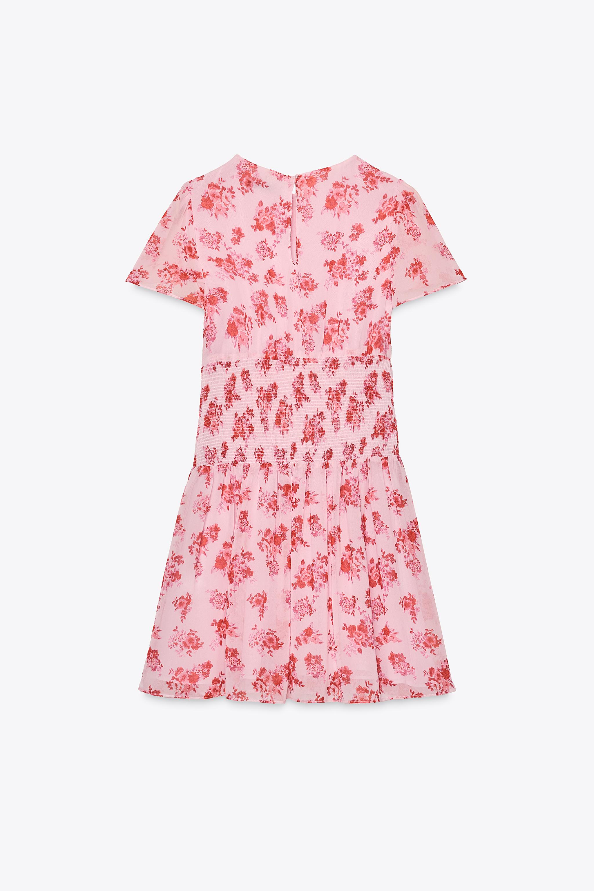 ROBE COURTE À IMPRIMÉ FLEURI