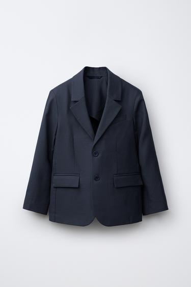 BLAZER TRAXE CON ALGODÓN E LIÑO - Mariño de Zara