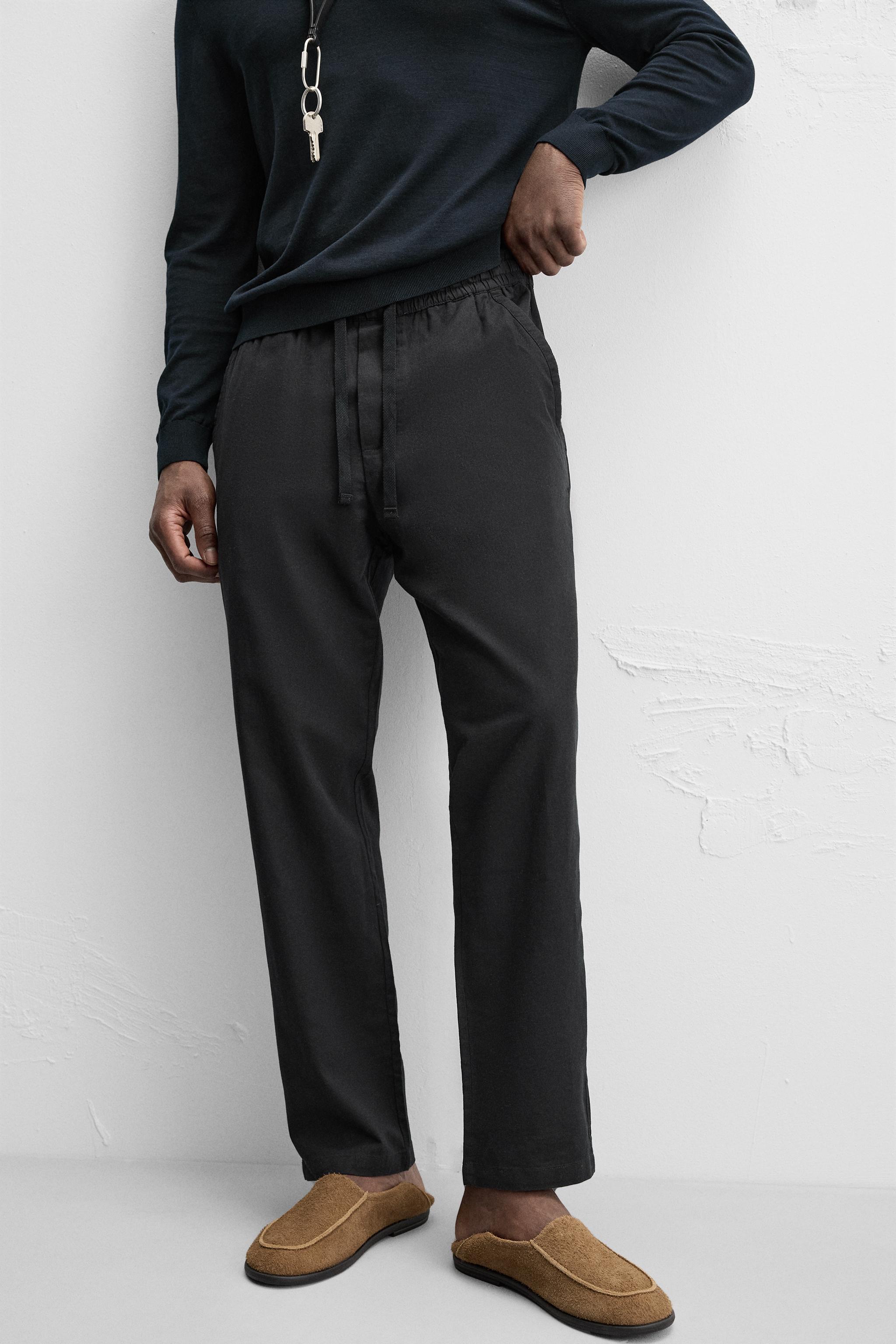 RELAXED FIT JOGGING PANTS - Black | ZARA United States RELAXED FIT JOGGING PANTS - Black | ZARA United States