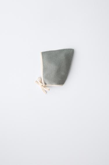 GORRO PICUDO VIVOS CONTRASTE - Khaki claro de Zara