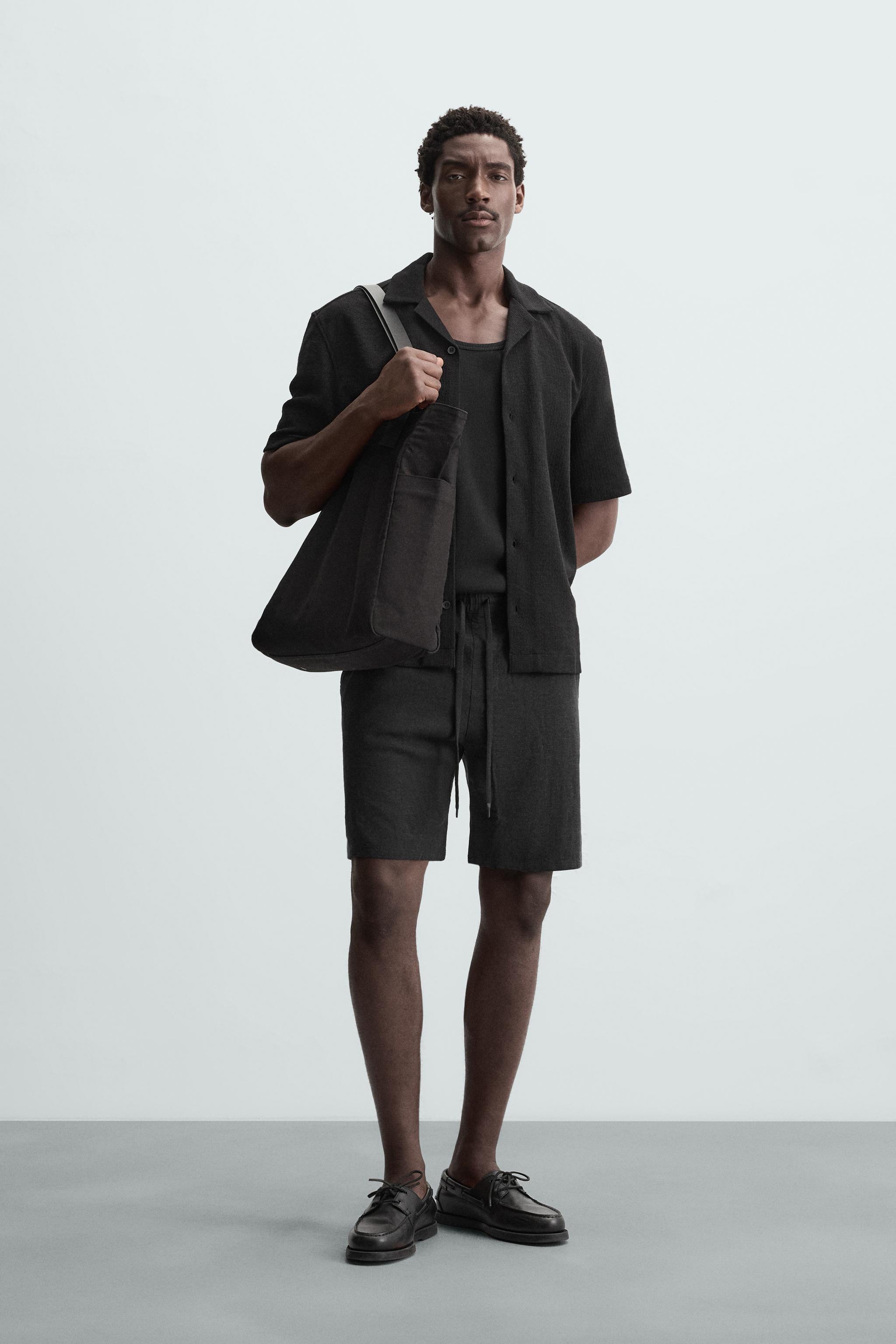テクスチャー入りシャツ - エクリュ | ZARA Japan / 日本